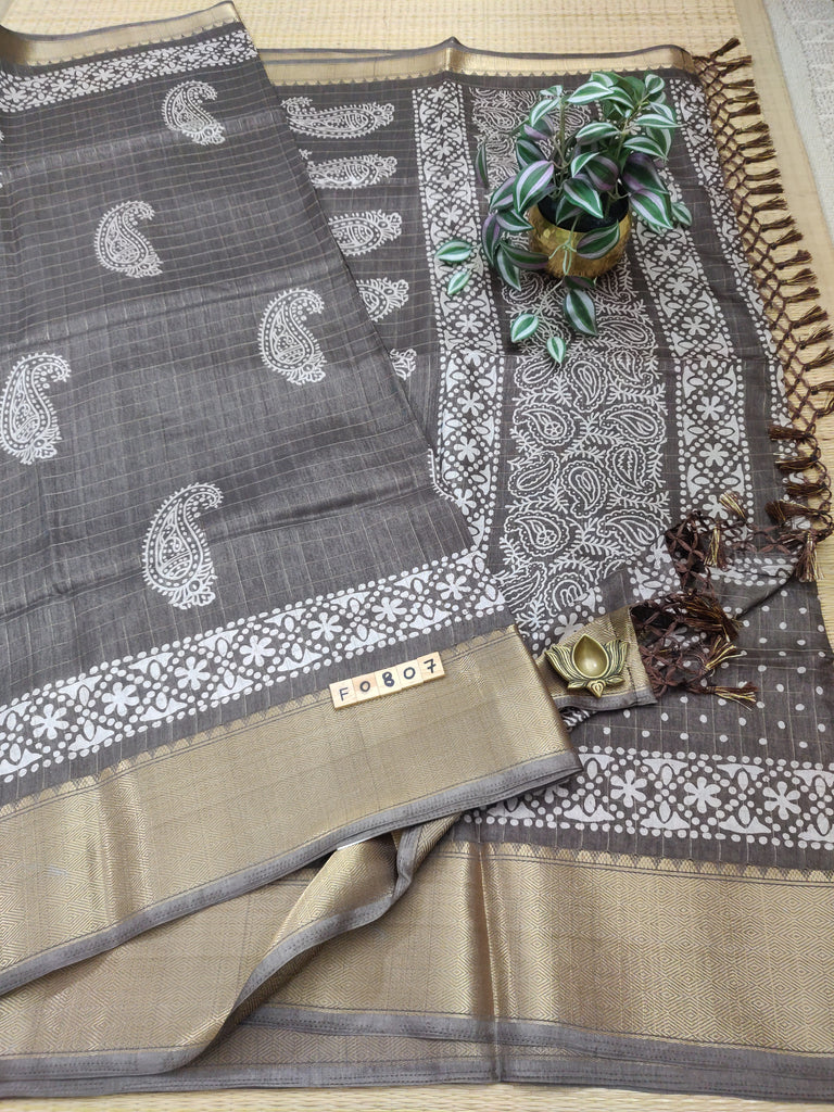 Dola Printed Silk #F0807