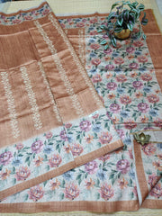 Printed Tussar #F1278