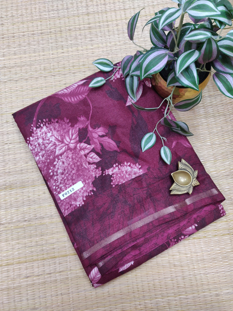 Kashmiri Printed Silk #F0712