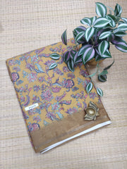 Kashmiri Printed Silk #F2275