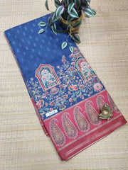 Kashmiri Printed Silk #F2278