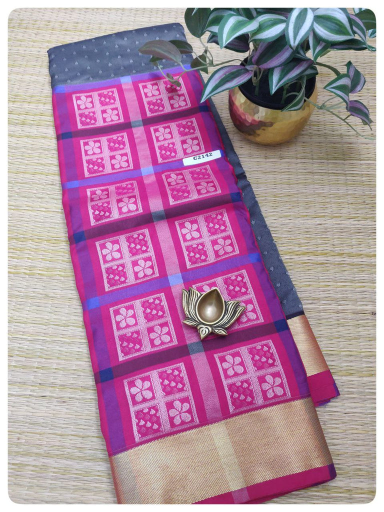 Semi Silk Sarees #C2142