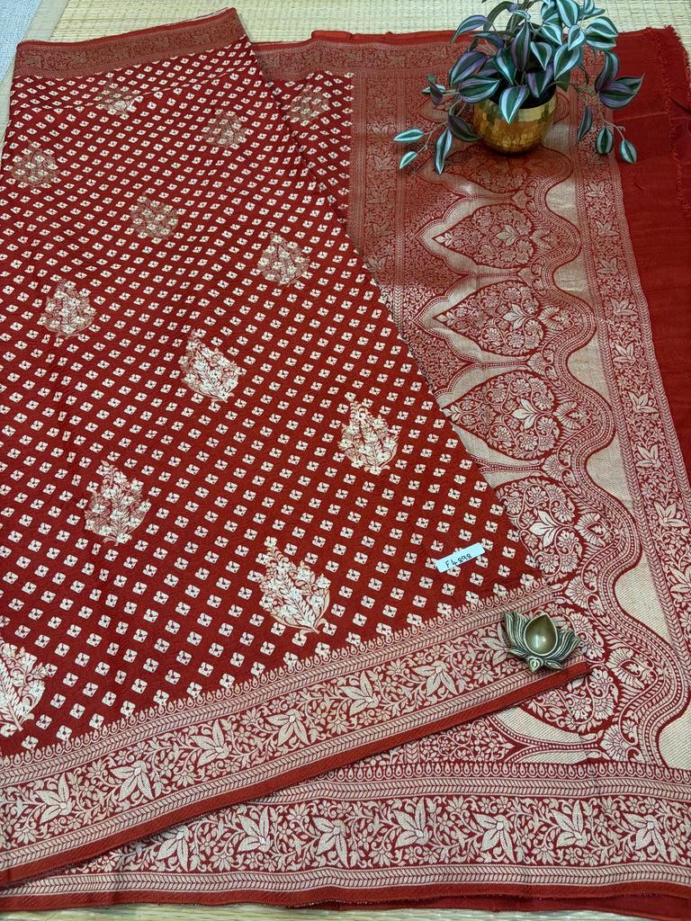 Semi Banarasi Georgette #F4898