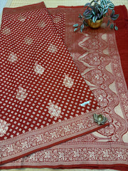 Semi Banarasi Georgette #F4898