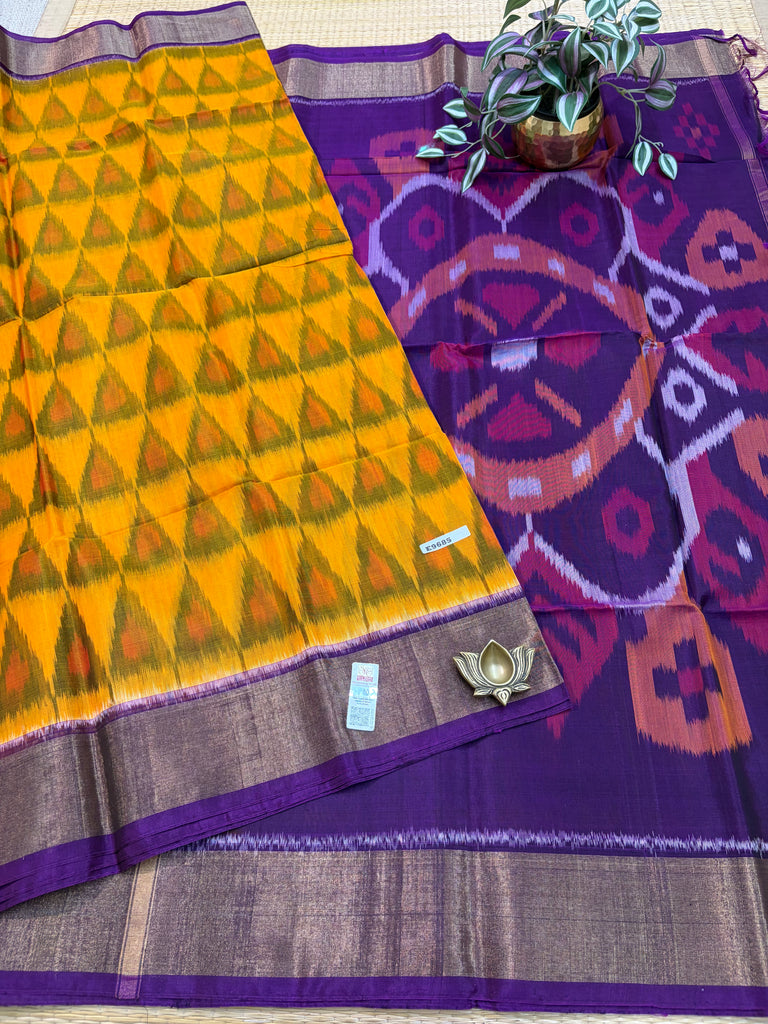 Pure Silk Cotton Sarees #E9685