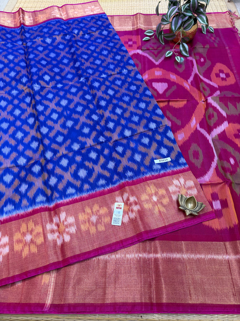 Pure Silk Cotton Sarees #F3212