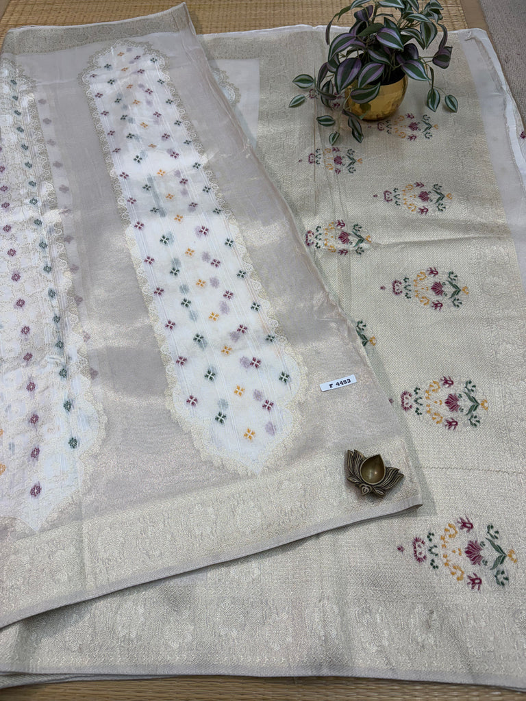 Raw Silk Saree #F4453