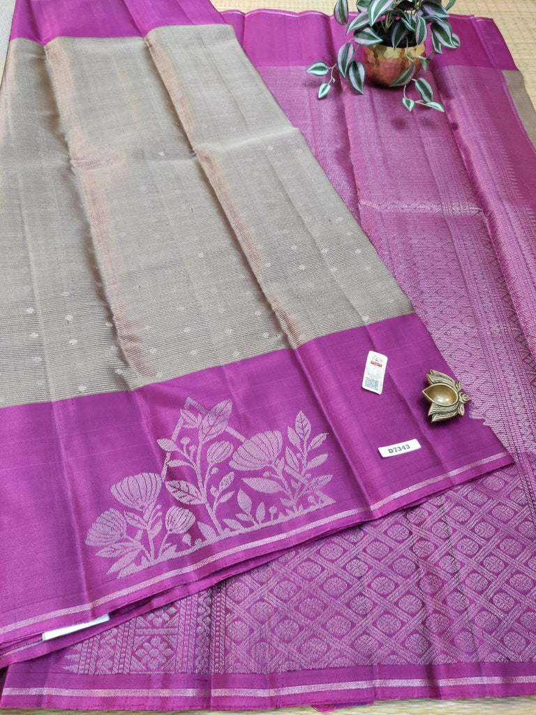 Pure Soft Silk Saree #D7343
