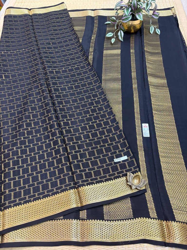 Pure Crepe Silk Saree #E9712