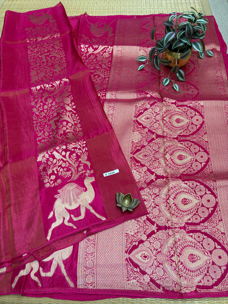 Shimmer Silk Sarees #F7626