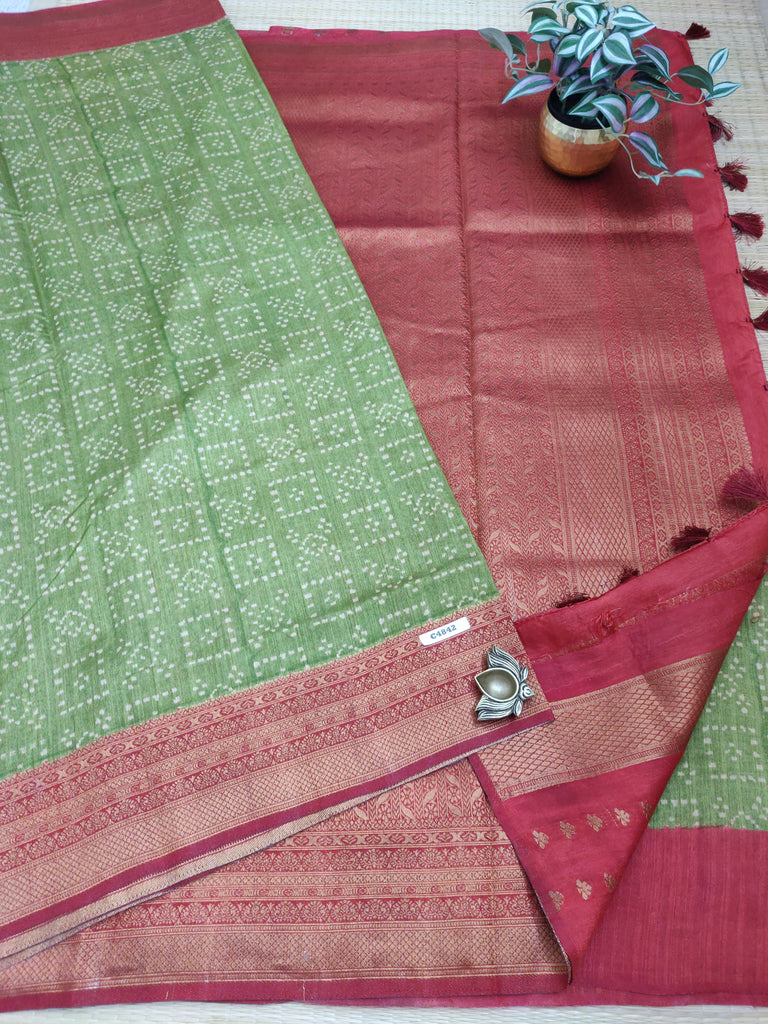 RawSilk Saree #C4842