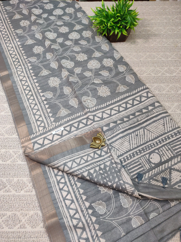RawSilk Saree #C4812