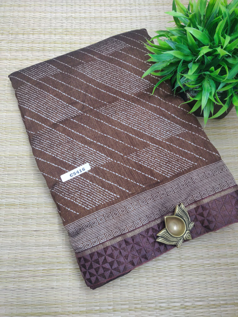 Designer Synthetic Saree #C5416