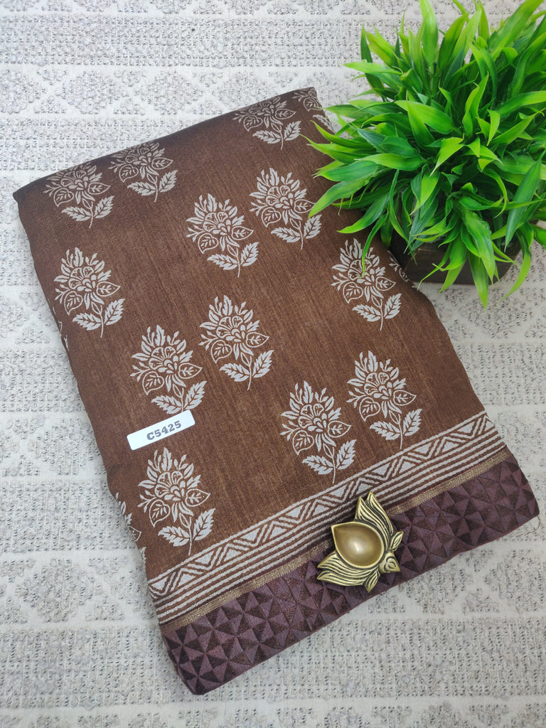 Designer Synthetic Saree #C5425