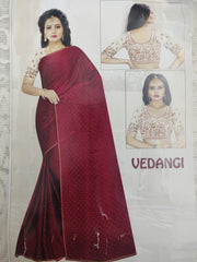 Designer Synthetic Saree #C5366
