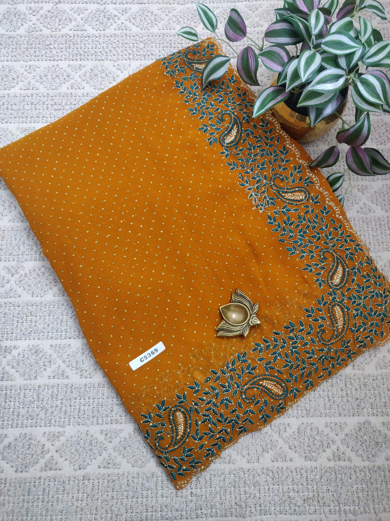 Designer Synthetic Saree #C5369