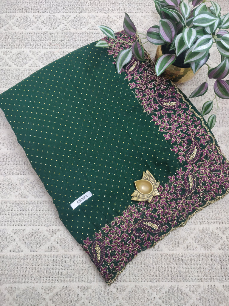 Designer Synthetic Saree #C5371