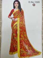 Designer Synthetic Saree #C5491