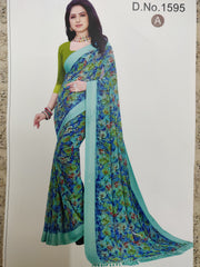 Designer Synthetic Saree #C5492