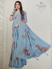 Designer Chiffon Sarees #C5477
