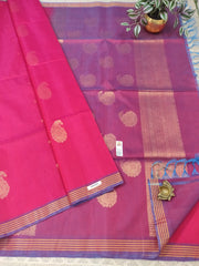 Pure Silk Cotton Sarees #C6350