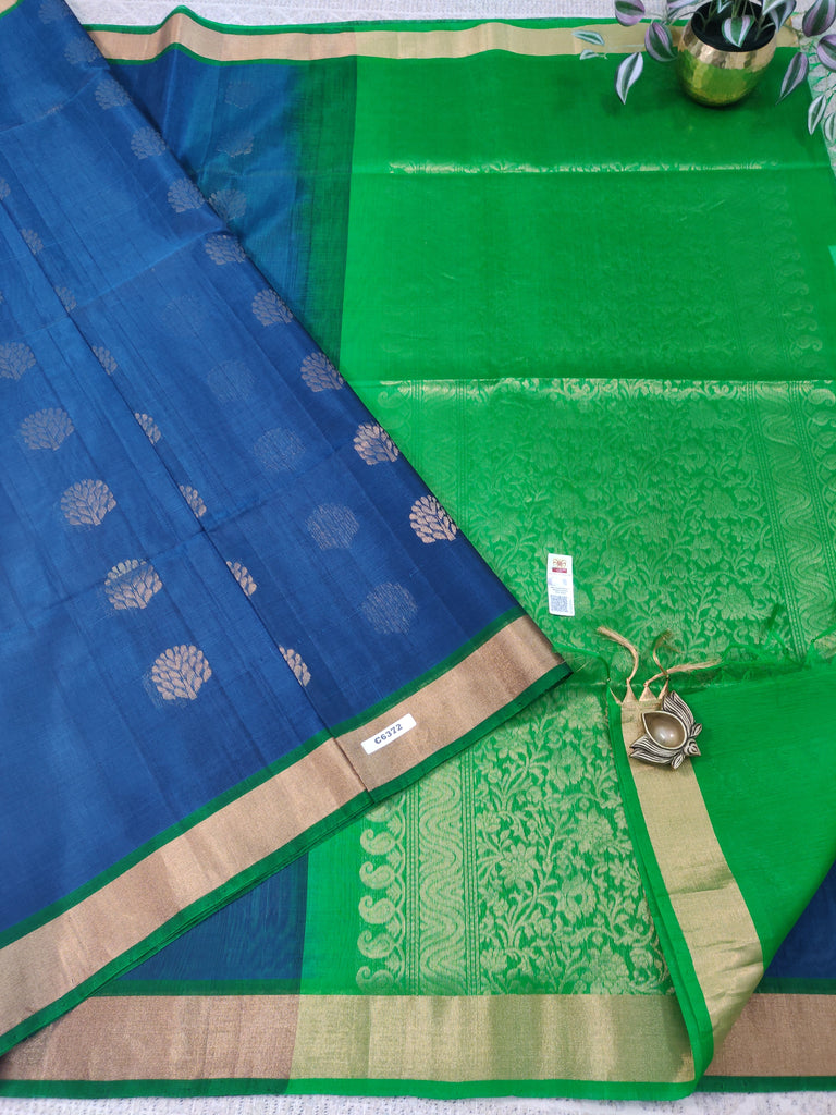 Pure Silk Cotton Sarees #C6372