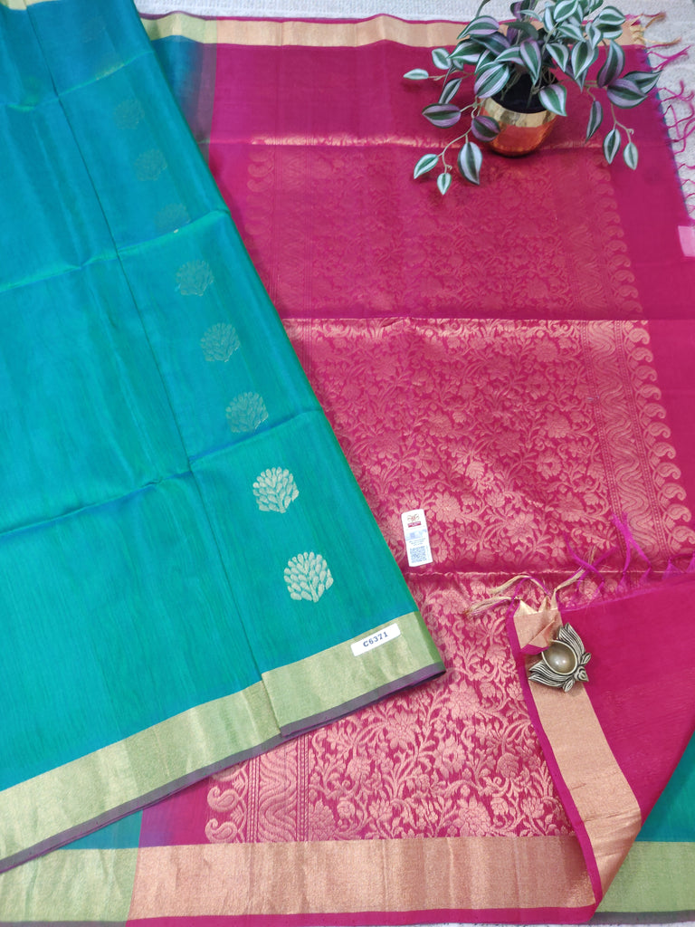 Pure Silk Cotton Sarees #C6371