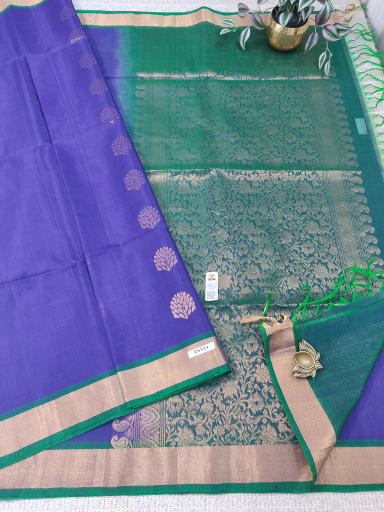 Pure Silk Cotton Sarees #C6374