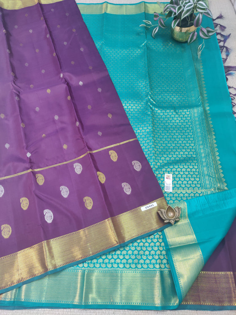 Kanchi Pure Silk Sarees #C6441