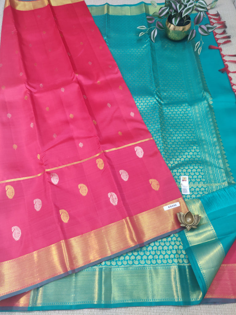 Kanchi Pure Silk Sarees #C6442
