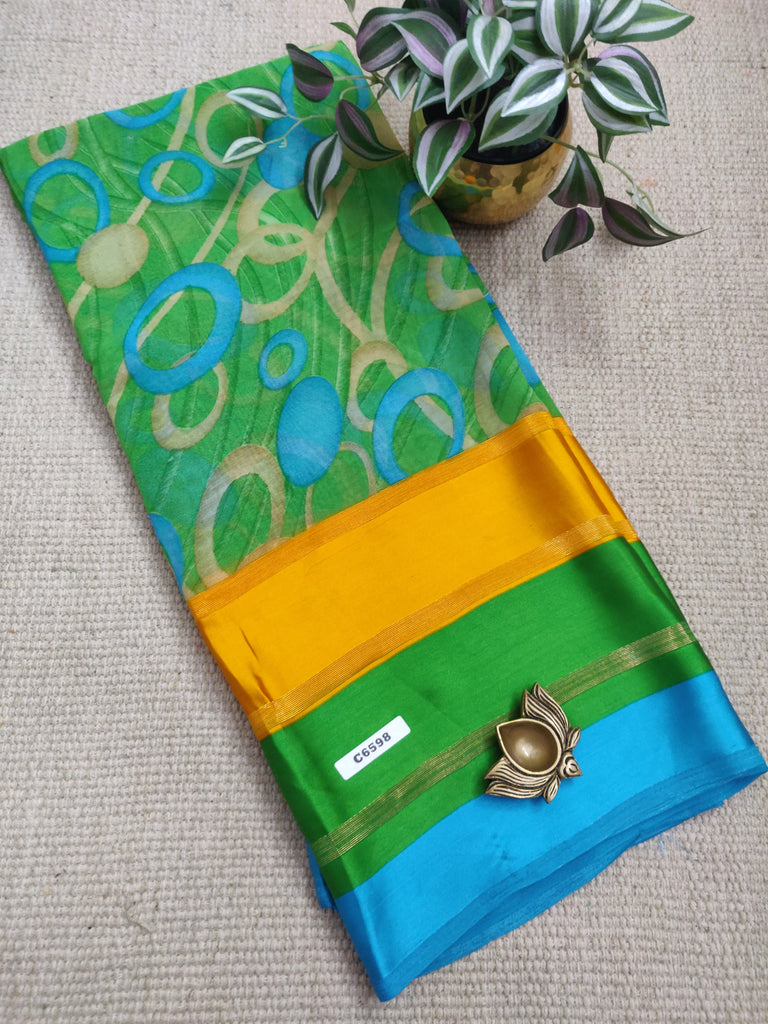 Designer Synthetic Saree #C6598