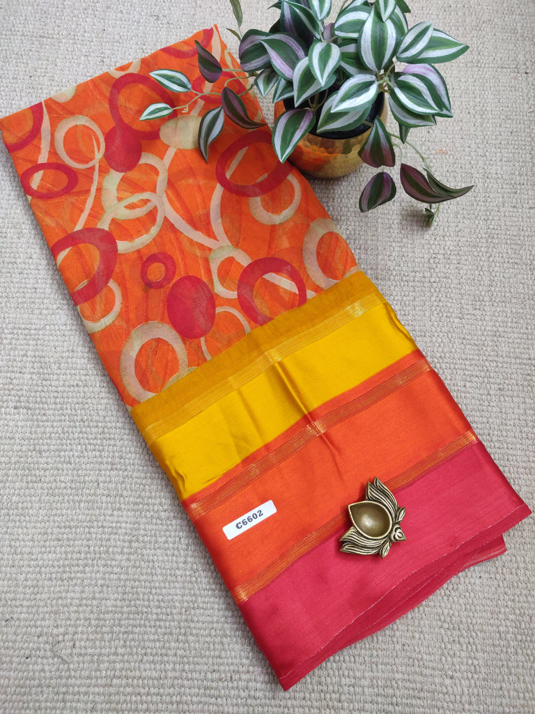 Designer Synthetic Saree #C6602