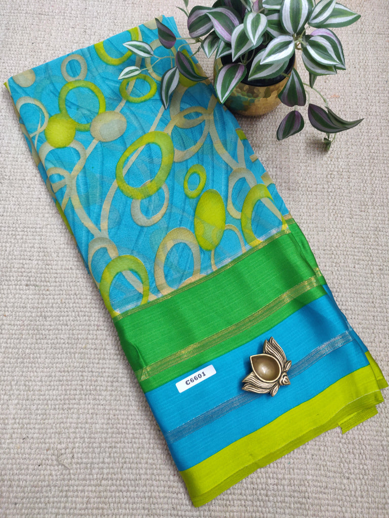 Designer Synthetic Saree #C6601