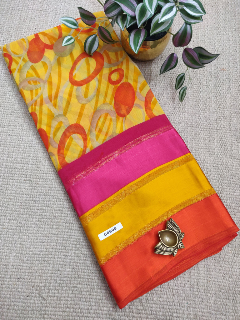 Designer Synthetic Saree #C6600