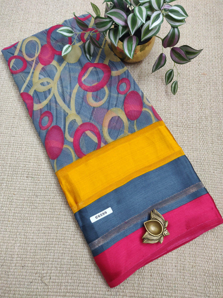 Designer Synthetic Saree #C6599