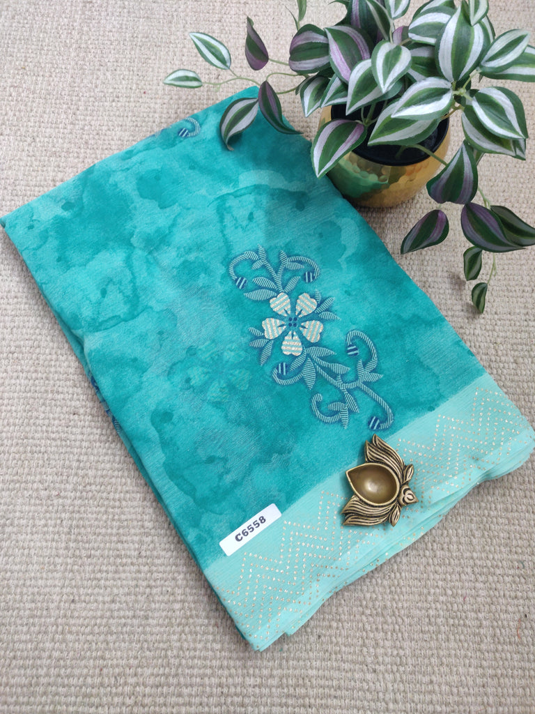 Designer Synthetic Saree #C6558