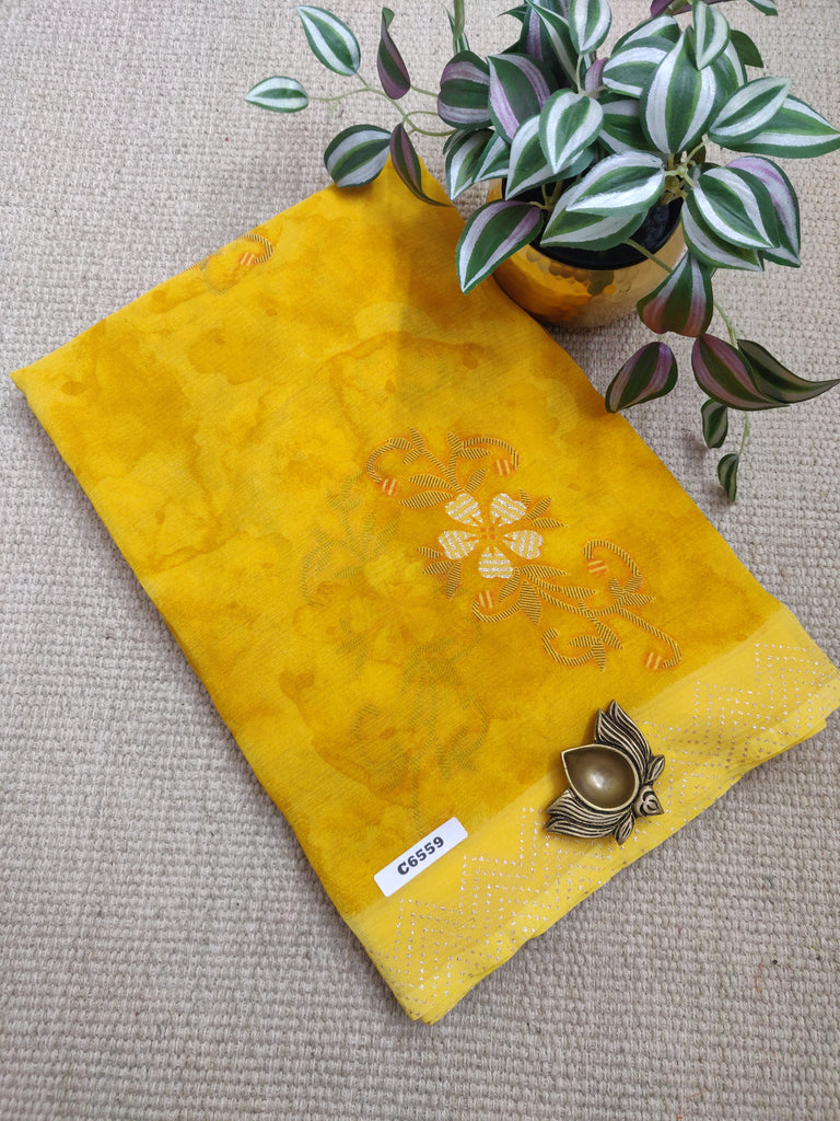 Designer Synthetic Saree #C6559