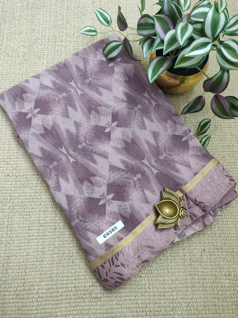 Designer Synthetic Saree #C6585