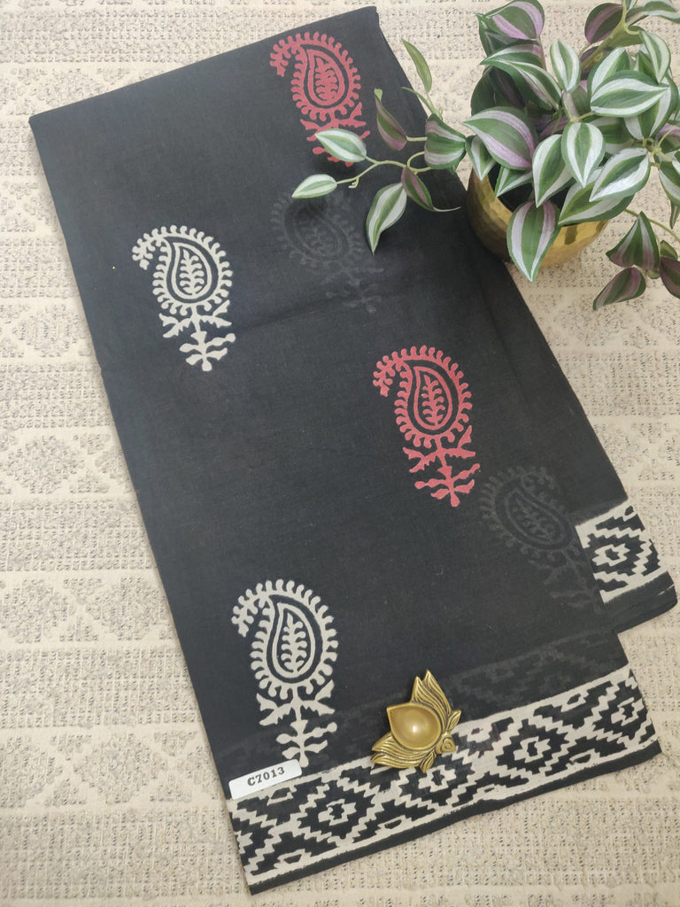 Fancy Cotton Sarees# C7013