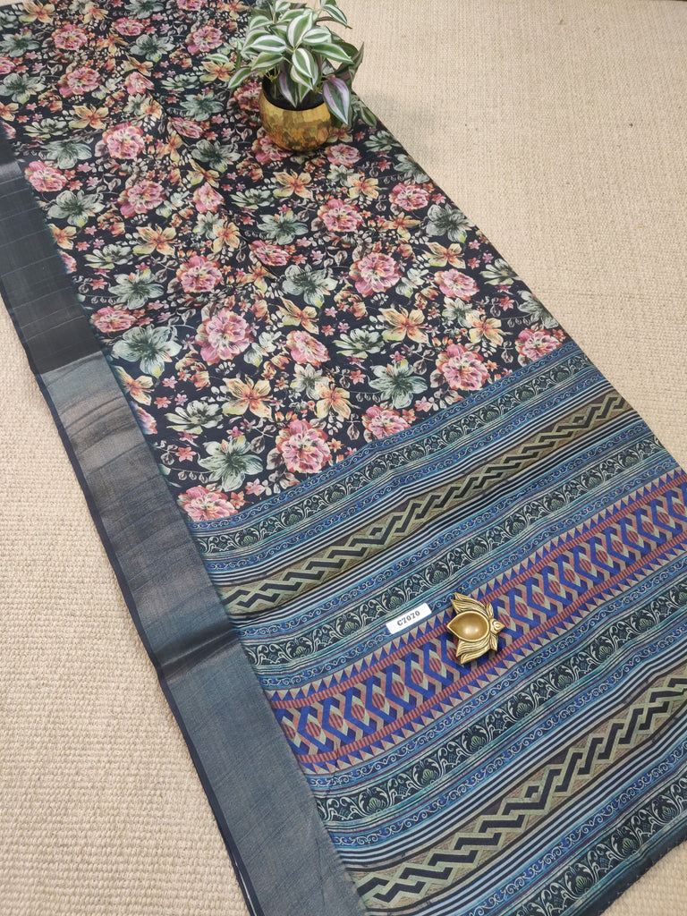 RawSilk Saree #C7070