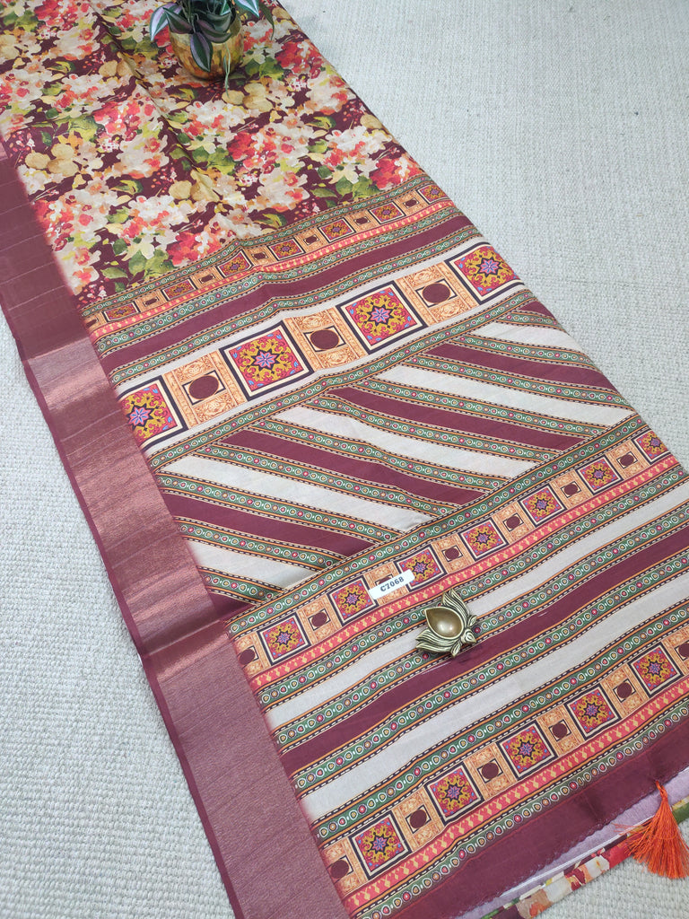 RawSilk Saree #C7068