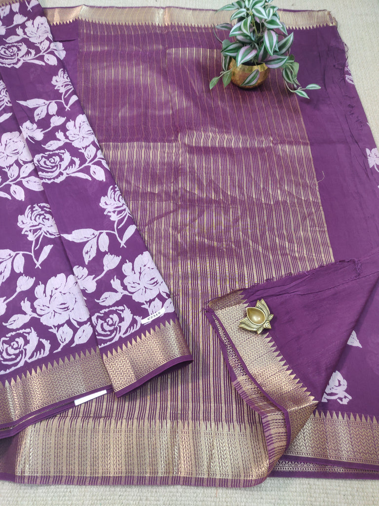 Printed Chanderi #C7315
