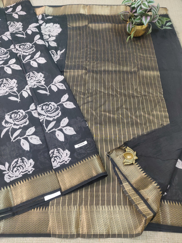 Printed Chanderi #C7316
