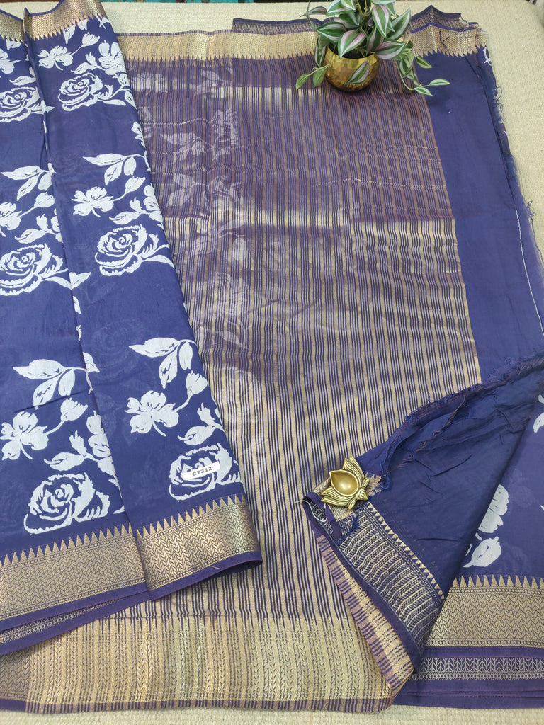 Printed Chanderi #C7312