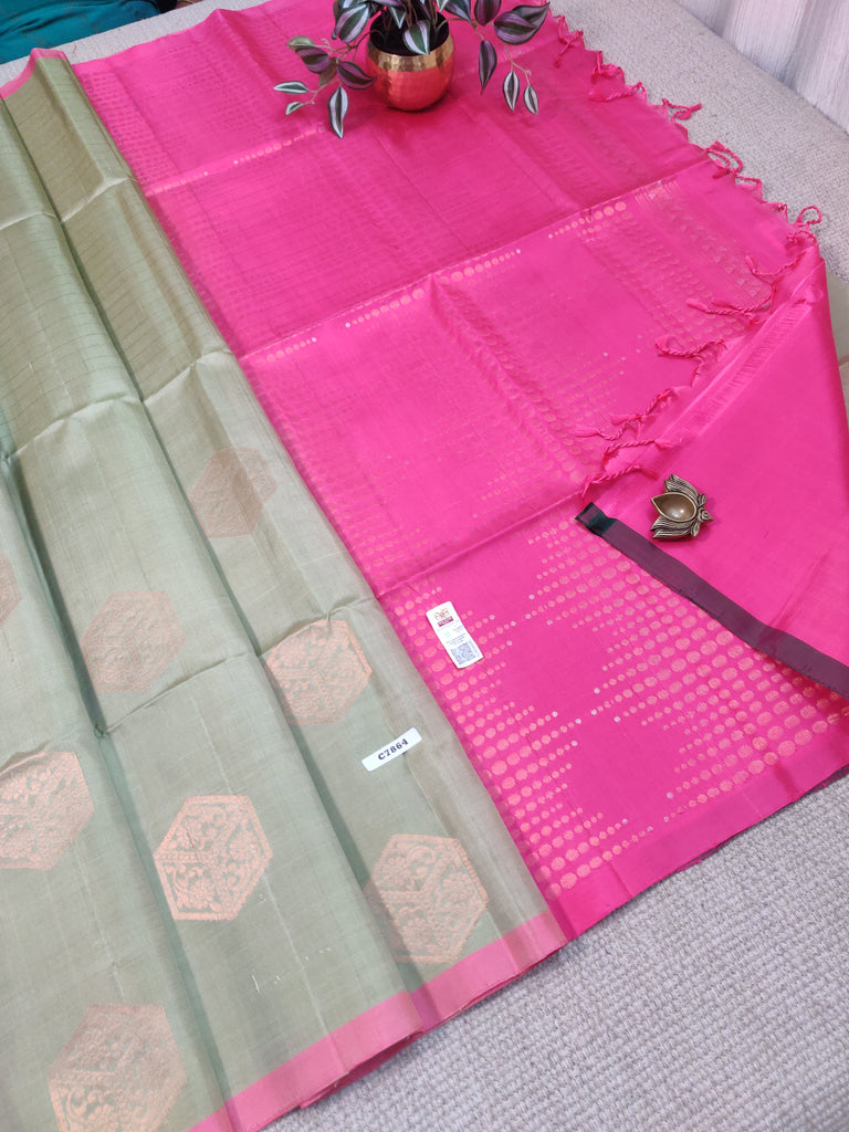 Pure Soft Silk Saree #C7864