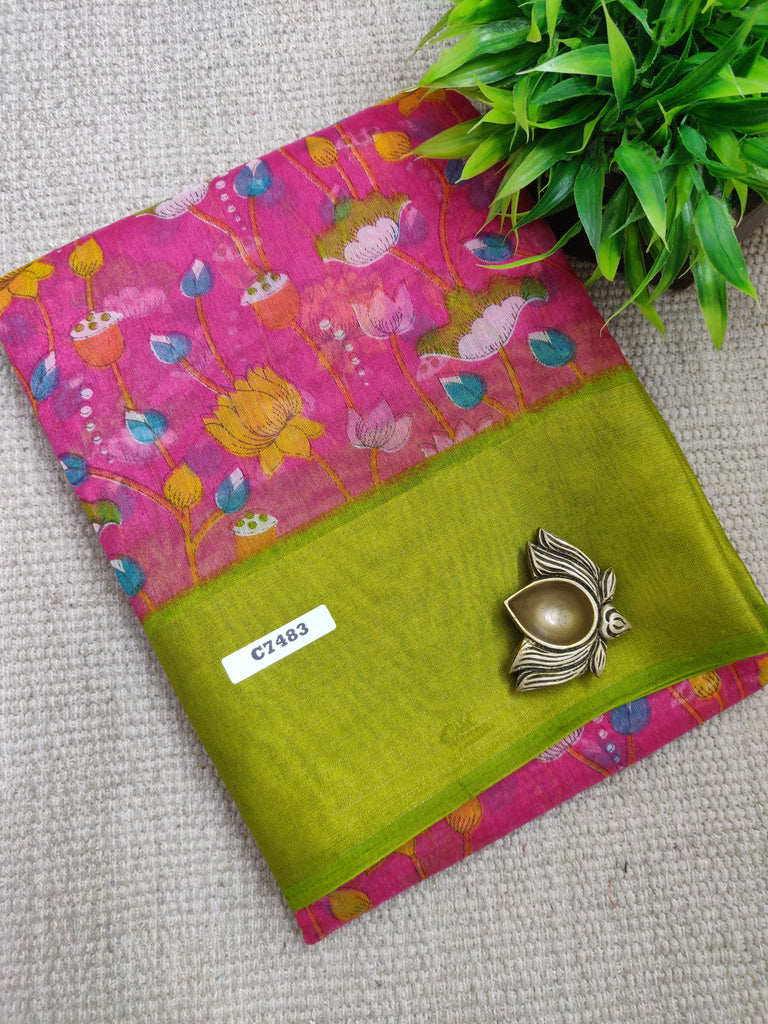 Fancy Cotton Sarees #C7483