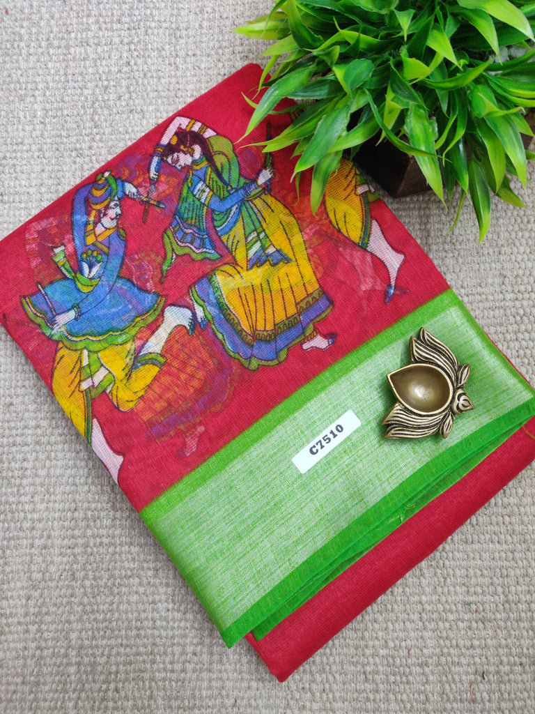 Fancy Cotton Sarees #C7510