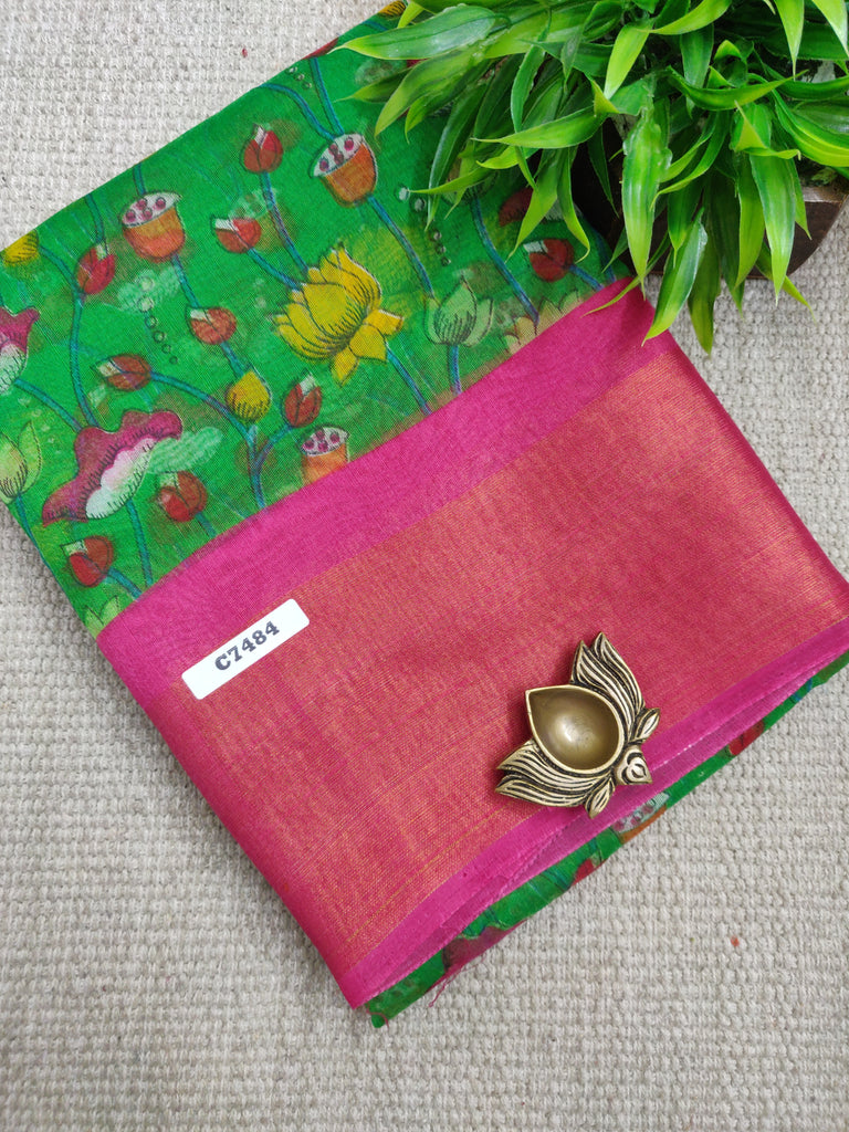 Fancy Cotton Sarees #C7484