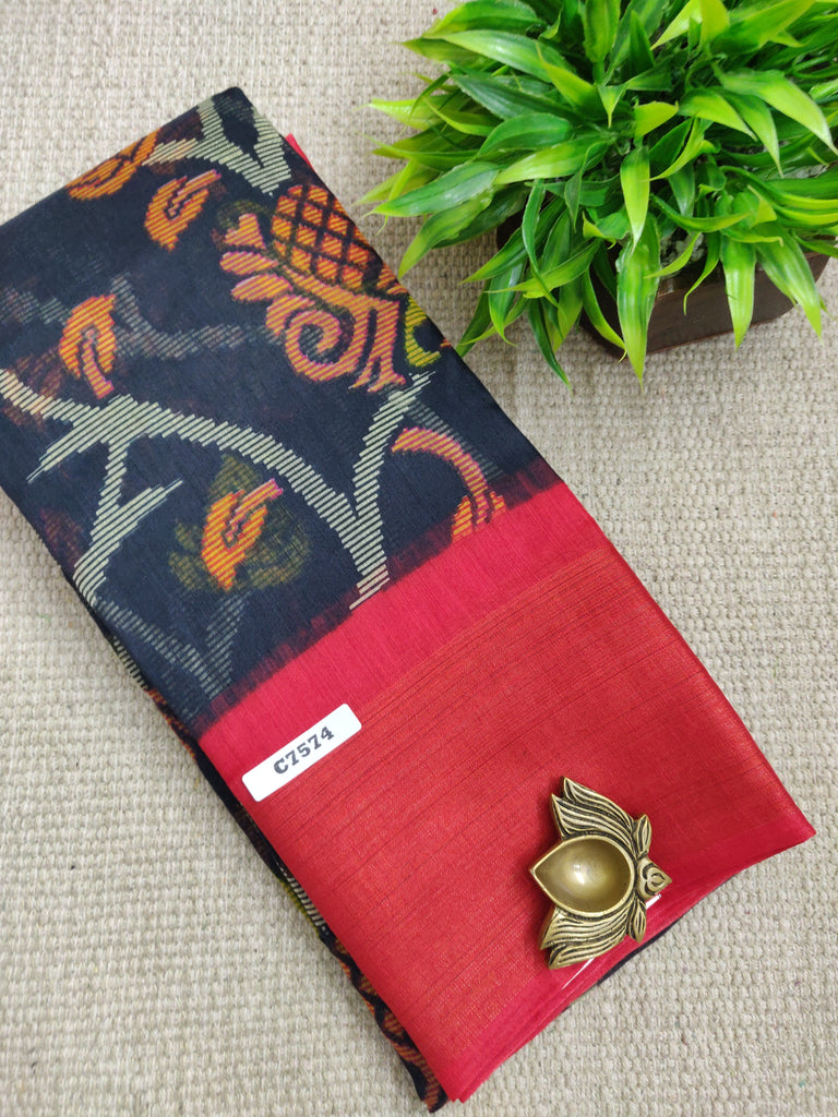 Fancy Cotton Sarees #C7574