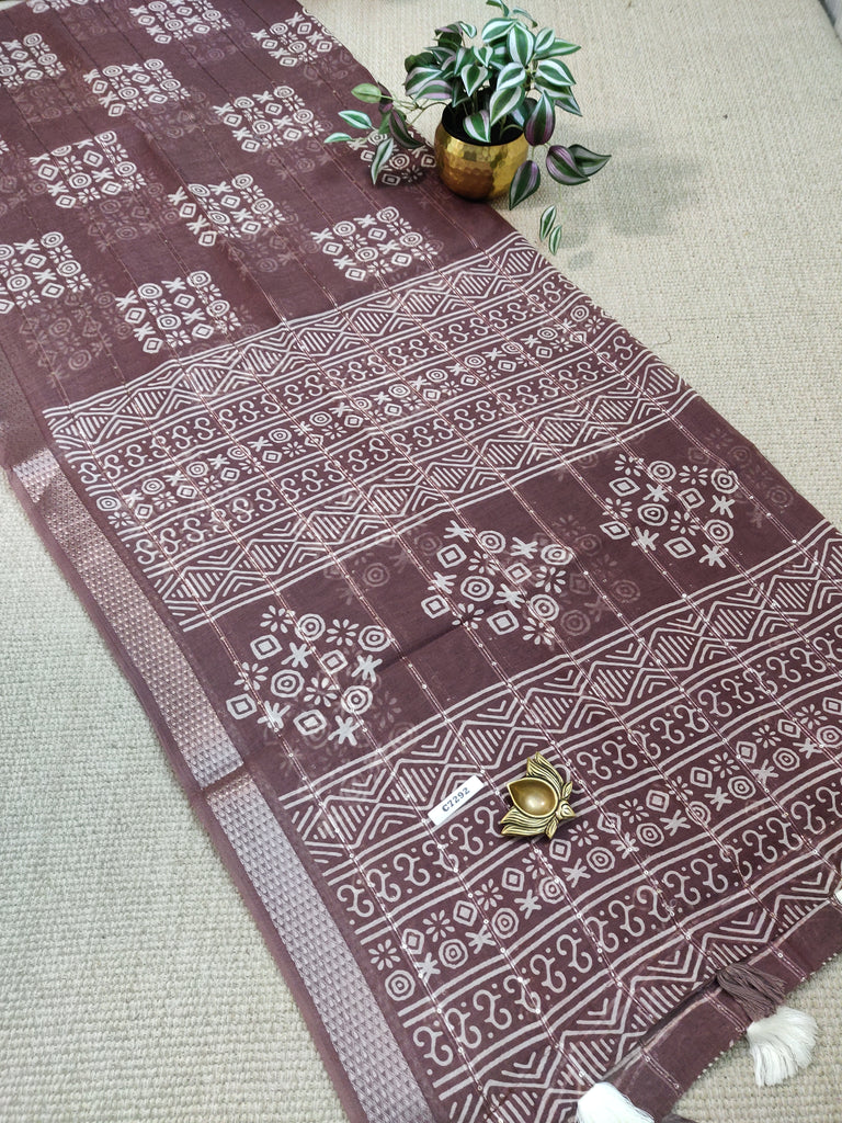 Fancy Cotton Sarees #C7292